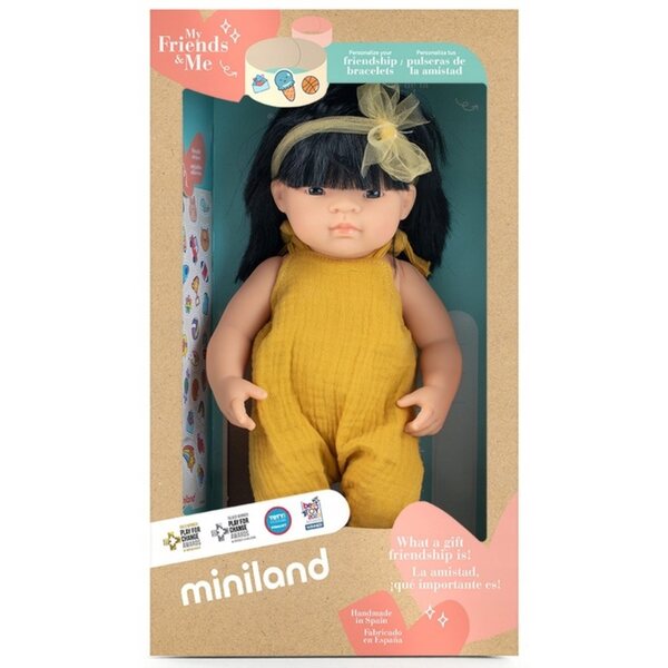 Miniland Asiatische Duftpuppe 38 cm My Friends & Me