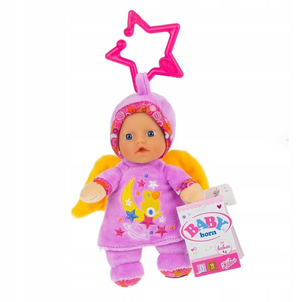 Baby Born Angel PUPPE 18 cm – Weiches und sicheres Spielzeug für Neugeborene