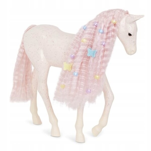 Unsere 46 cm große Elara-Puppe der Generation mit Fohlen und Haarschmuck-Set