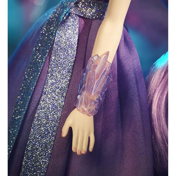 Barbie Crystal Fantasy collezione con ametista, bambola alta 29 cm