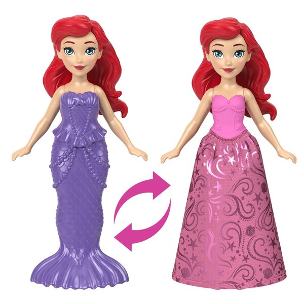 Mattel Zamek Arielka Disney Syrenka - Castelto Due Piani con Bambola e Accessori