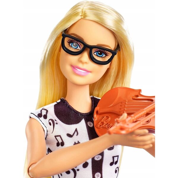 Barbie Nauczycielka Muzyki Mattel mit Zubehör und Musikinstrumenten
