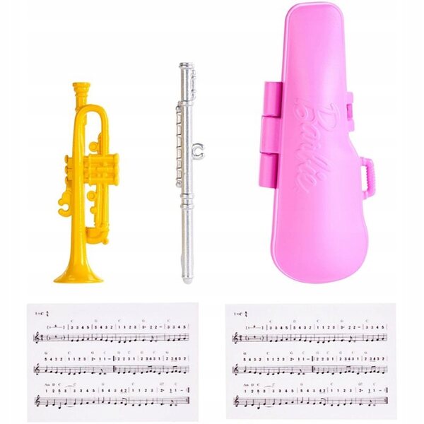 Barbie Nauczycielka Muzyki Mattel mit Zubehör und Musikinstrumenten