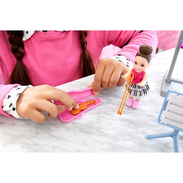 Barbie Nauczycielka Muzyki Mattel mit Zubehör und Musikinstrumenten