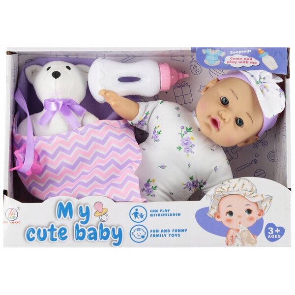 Baby Doll 30cm morbida con accessori Mega Creative per bambini 3+