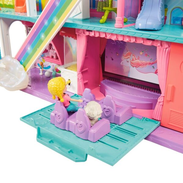 Polly Pocket Tęczowe Handlowe jeu à 3 niveaux pour les filles 4+