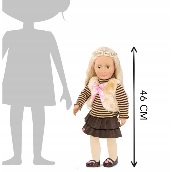 Unsere Generation Holly – 46 cm große Puppe mit modischer Kleidung und realistischen Details