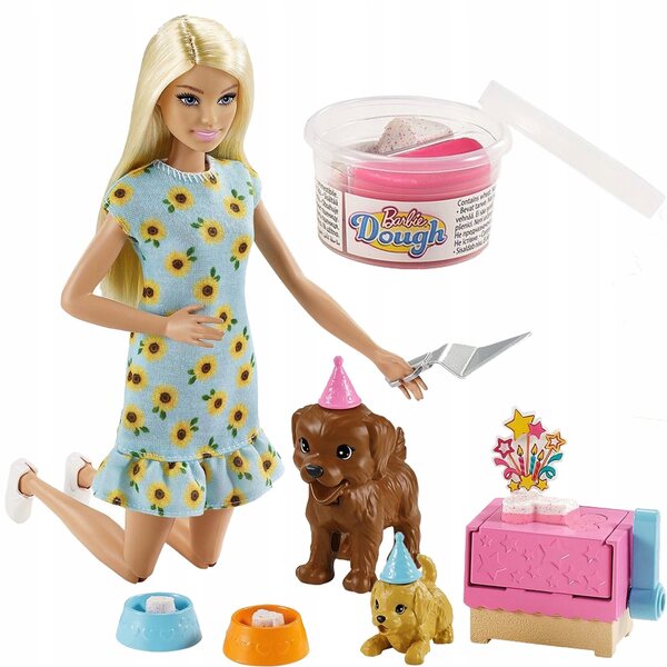 LALKA BARBIE PRZYJĘCIE DLA SZCZENIACZKÓW GXV7