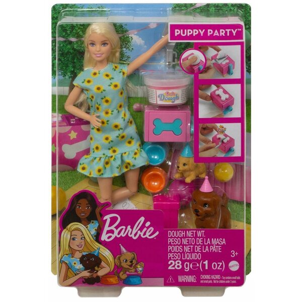 LALKA BARBIE PRZYJĘCIE DLA SZCZENIACZKÓW GXV7