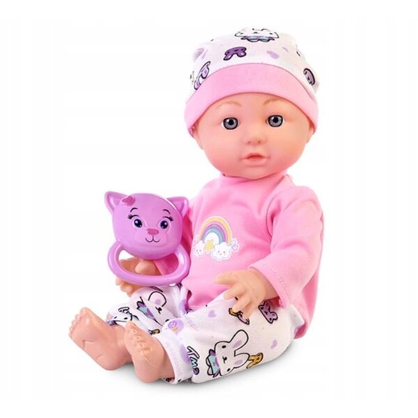 Bambola Natalia Bobas Interattiva con Suoni e Accessori 30 cm per Bambini 2+