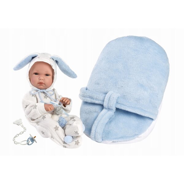 Llorens BIMBO con sillita 35cm - anatomisch realistische pop voor kinderen