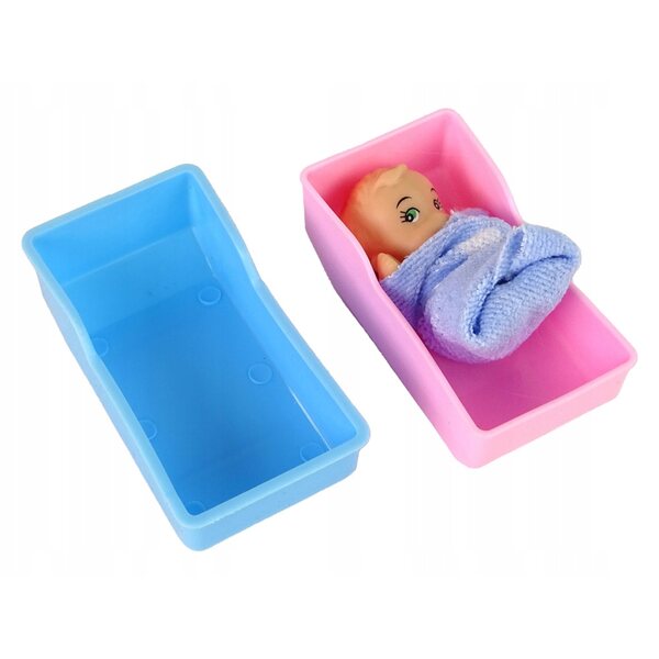 Bambola da dottore con capelli lunghi e accessori - set educativo per bambini