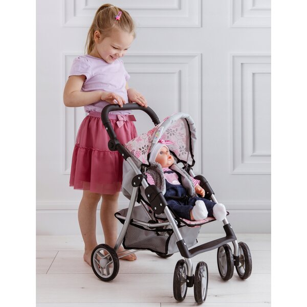 Bobas Doris 45 cm interaktive Puppe mit Geräuschen, weich und angezogen