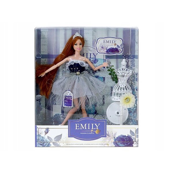 Bambola EMILY in elegante abito blu navy per bambini 3+ anni ADAR