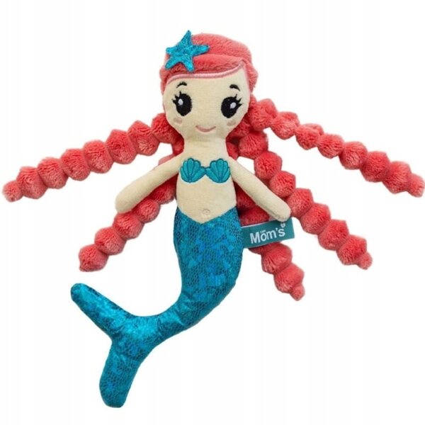 Mom's Care Sirena Emma - Morbida bambola di pezza sensoriale per bambini