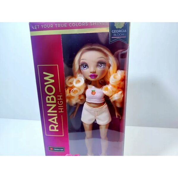 Bambola Georgia Bloom arcobaleno di alta moda - Bambola da Collezione per Bambini 4+