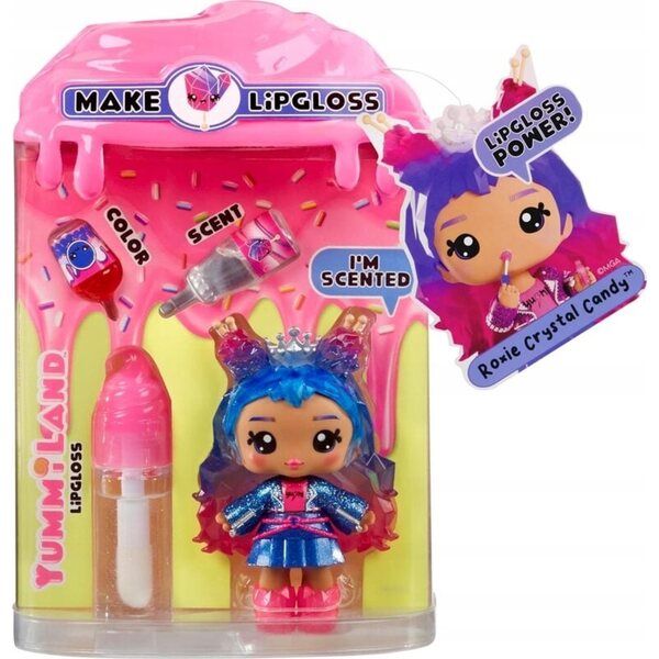 Yummiland Small Roxie Crystal Candy Doll с гланц за устни Серия 2