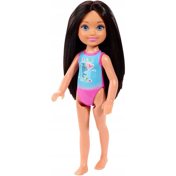 Barbie Chelsea Beach Mattel GLN71 – Kleine Delfinpuppe für Kinder ab 3 Jahren