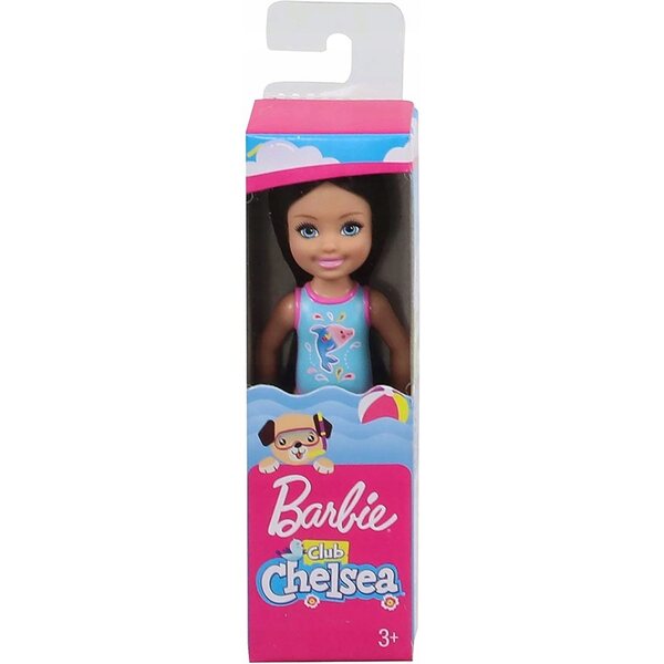 Barbie Chelsea Beach Mattel GLN71 – Kleine Delfinpuppe für Kinder ab 3 Jahren