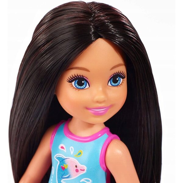 Barbie Chelsea Beach Mattel GLN71 – Kleine Delfinpuppe für Kinder ab 3 Jahren
