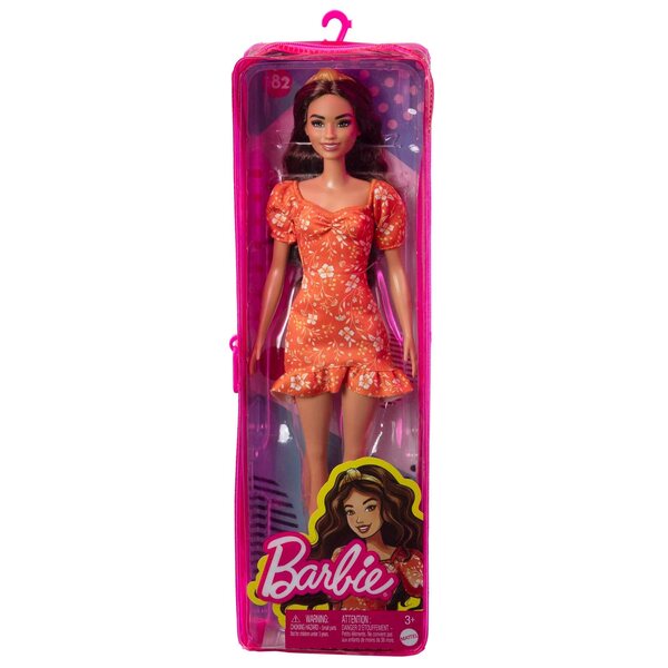 Barbie Fashionistas Mattel mit Blumenkleid für Kinder ab 4 Jahren