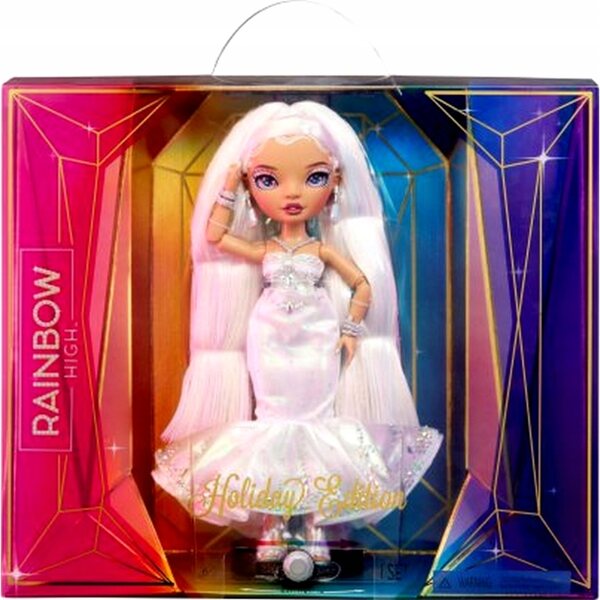 Bambola Roxie Grand Edizione Holiday Rainbow High da Collezione