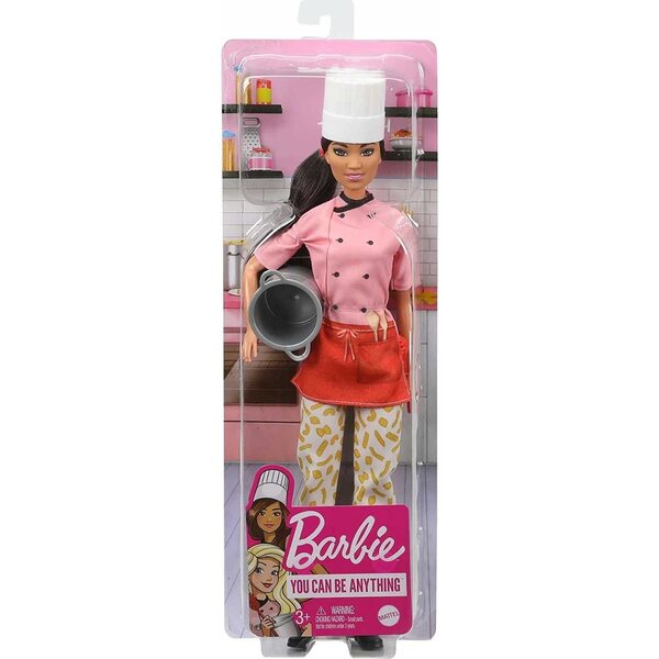 Barbie Cuoca Mistrzyni Makaronu con Accessori Cucina, Bambina 3+