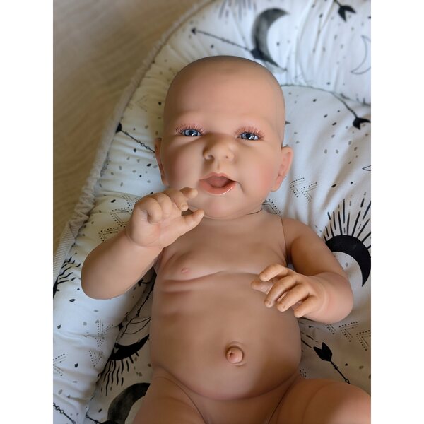 Grande bambola neonato maschietto in vinile da 52 cm - Doro Dolls Matti
