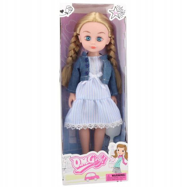 Bambola con Vestito e Spazzola Trifox 18,5 cm - Gioco Sicuro CE EN 71