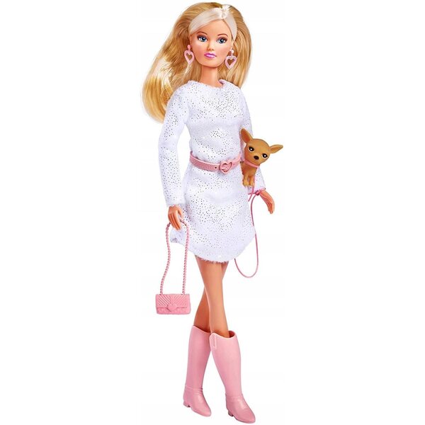 Bambola Simba Steffi Love con cane Chihuahua 29 cm - giocattolo educativo per 3+