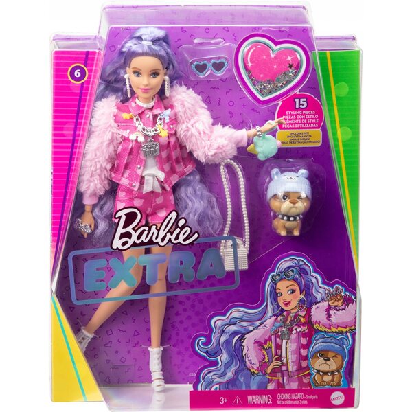 Barbie Extra Fashion mit Tiermode – einzigartiger und farbenfroher Stil für Kinder ab 3 Jahren