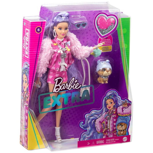 Barbie Extra Fashion mit Tiermode – einzigartiger und farbenfroher Stil für Kinder ab 3 Jahren