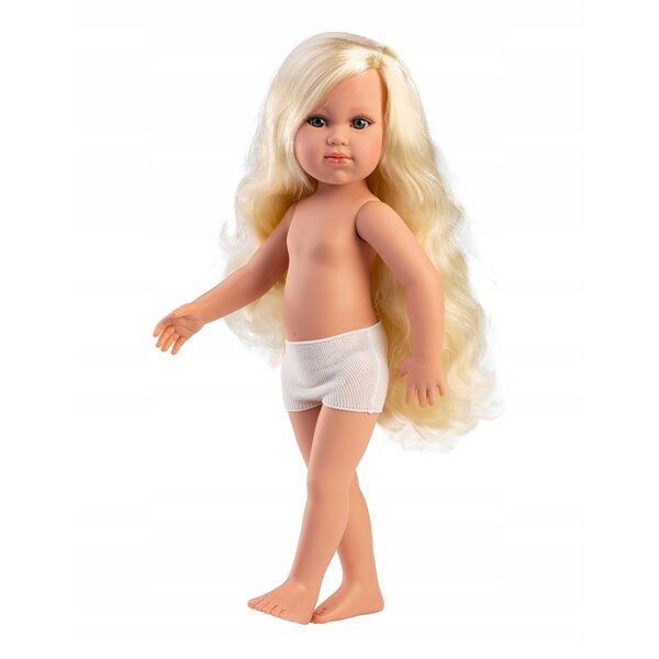 Bambola Llorens Blair bionda con capelli lunghi 42 cm posabile in vari modi