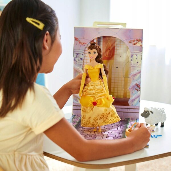 Disney Bella Die Schöne und das Biest Puppe mit Zubehör und Kleidung, 29 cm
