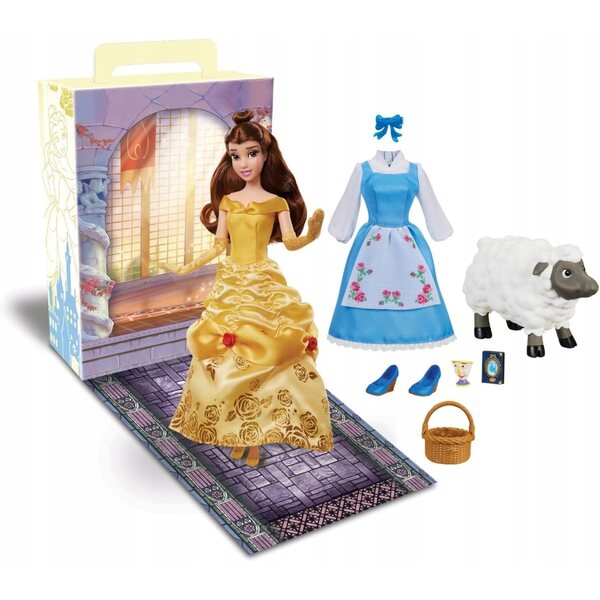 Disney Bella Die Schöne und das Biest Puppe mit Zubehör und Kleidung, 29 cm