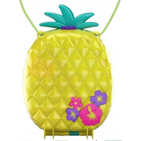 Borsa compatta Polly Pocket Ananas - Set con bambole e accessori
