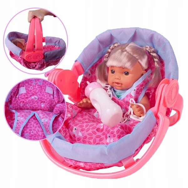 Bambola Interattiva Bobas con Clip, Suoni e Movimento, 30cm con Accessori