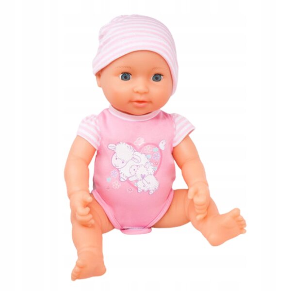 Bambola Piccolina Newborn Baby con Funzione Nanna e Nocino, 40 cm