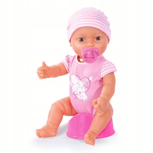Bambola Piccolina Newborn Baby con Funzione Nanna e Nocino, 40 cm