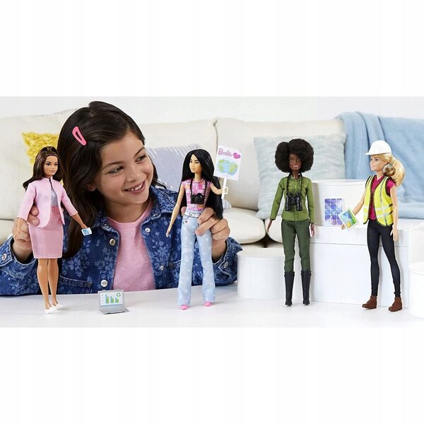 Barbie Ecology is the Future – Set mit 4 Puppen für Kinder ab 3 Jahren