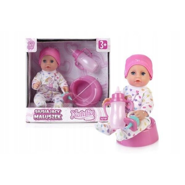 Bambolina Natalia che fa la pipì 17 cm con accessori educativi