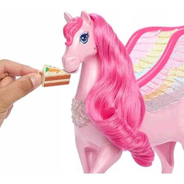 Barbie Magic Interactive Pegasus mit Lichtern, Geräuschen und Zubehör für Kinder