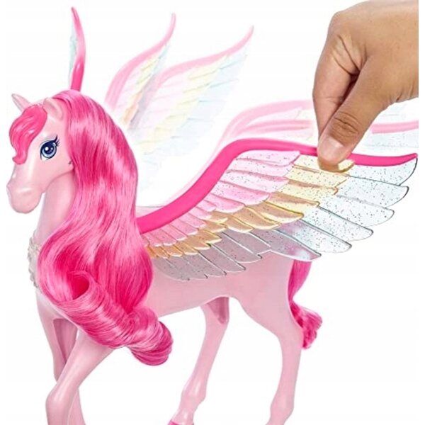 Barbie Magic Interactive Pegasus mit Lichtern, Geräuschen und Zubehör für Kinder