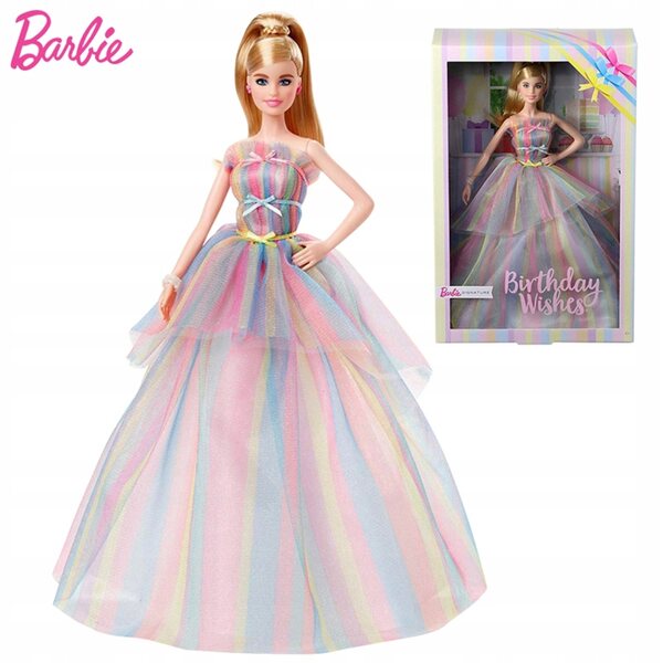 Barbie Signature Birthday Wishes 2019 – Sammlerpuppe mit Zertifikat und Ständer