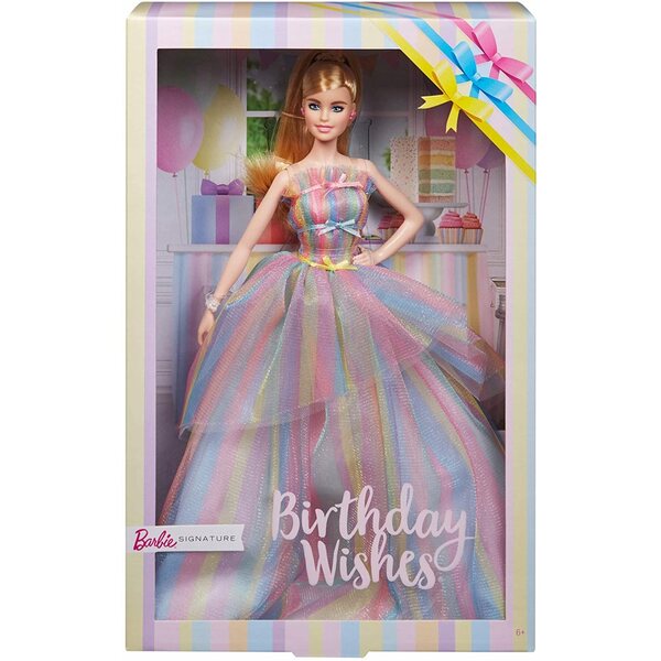 Barbie Signature Birthday Wishes 2019 – Sammlerpuppe mit Zertifikat und Ständer
