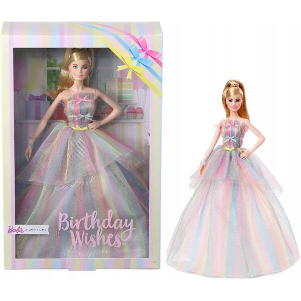 Barbie Signature Birthday Wishes 2019 – Sammlerpuppe mit Zertifikat und Ständer