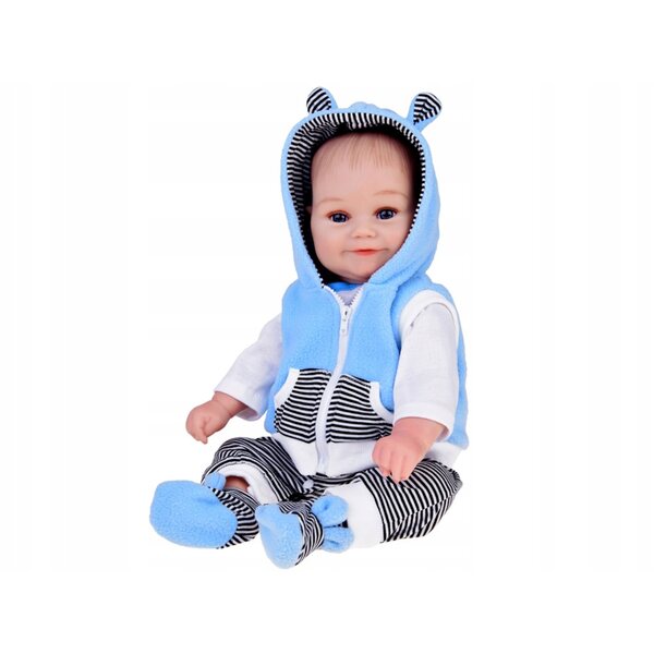 Lalcka Realistica Bambino 50cm con Suoni Divertenti e Movimento, Ideale per Bambini