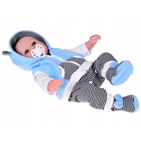 Lalcka Realistica Bambino 50cm con Suoni Divertenti e Movimento, Ideale per Bambini