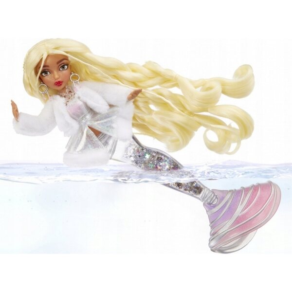 Bambola Sirena Mermaze Mermaidz Gwen con coda che cambia colore e abiti morbidi