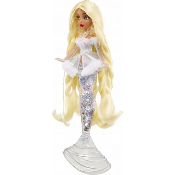 Bambola Sirena Mermaze Mermaidz Gwen con coda che cambia colore e abiti morbidi